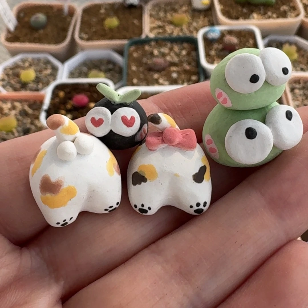 小****圆摆件一手4个走你