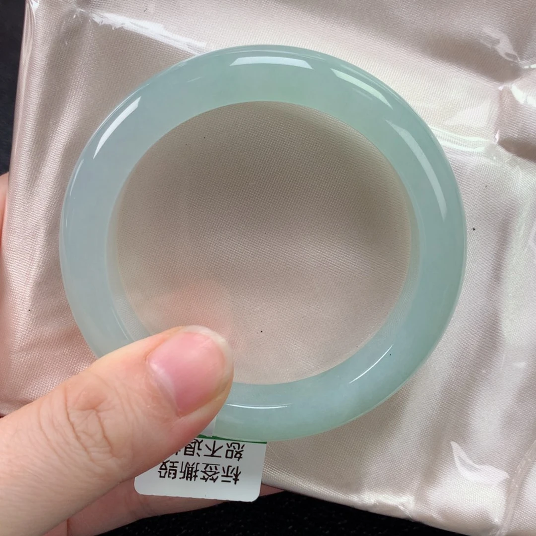 未镶嵌手镯翡翠缅甸天然翡翠手镯55