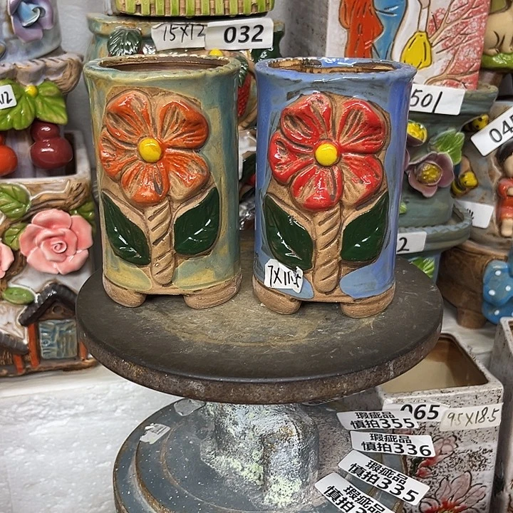 粗陶材质多肉花盆