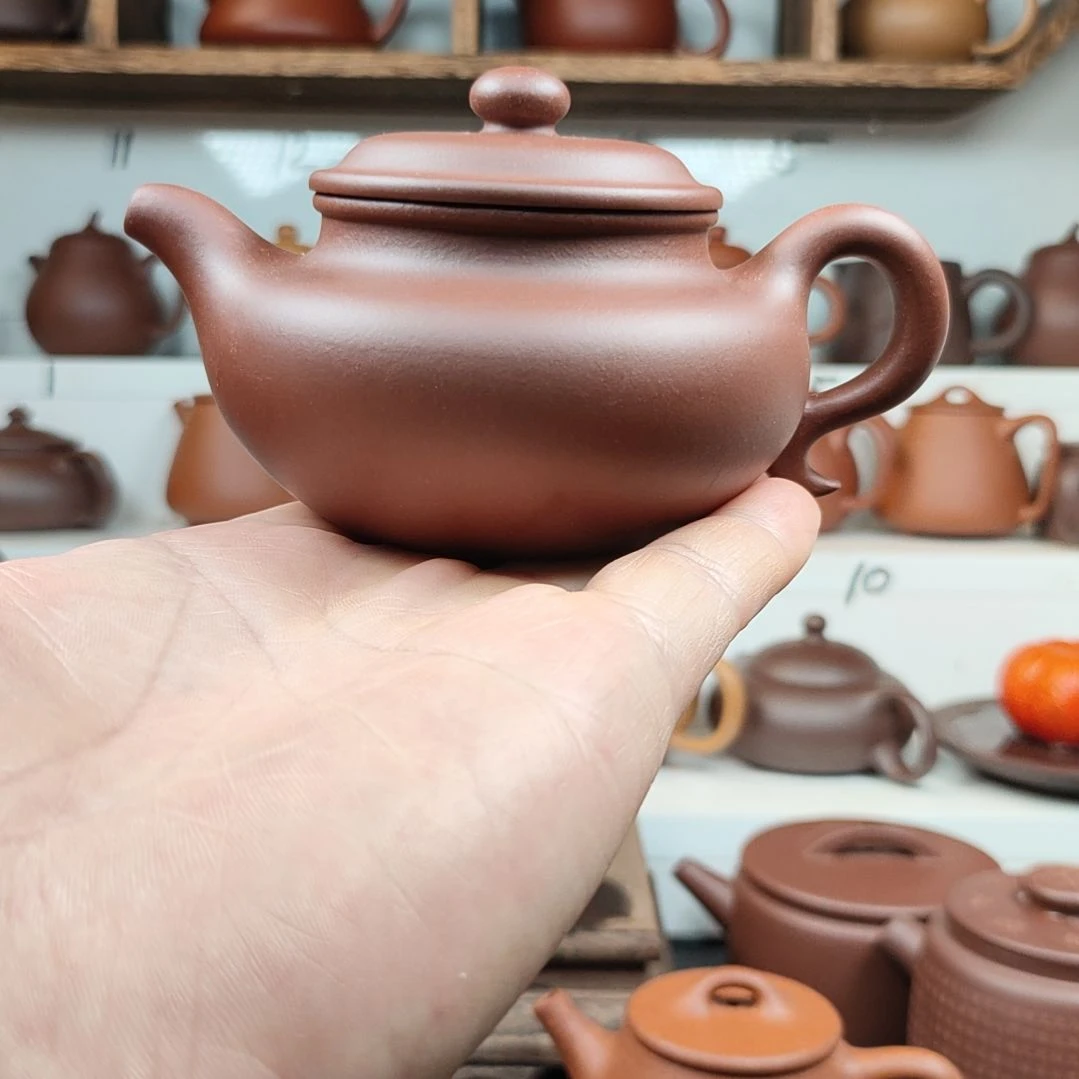 茶壶紫砂仿古底槽清160CC左右