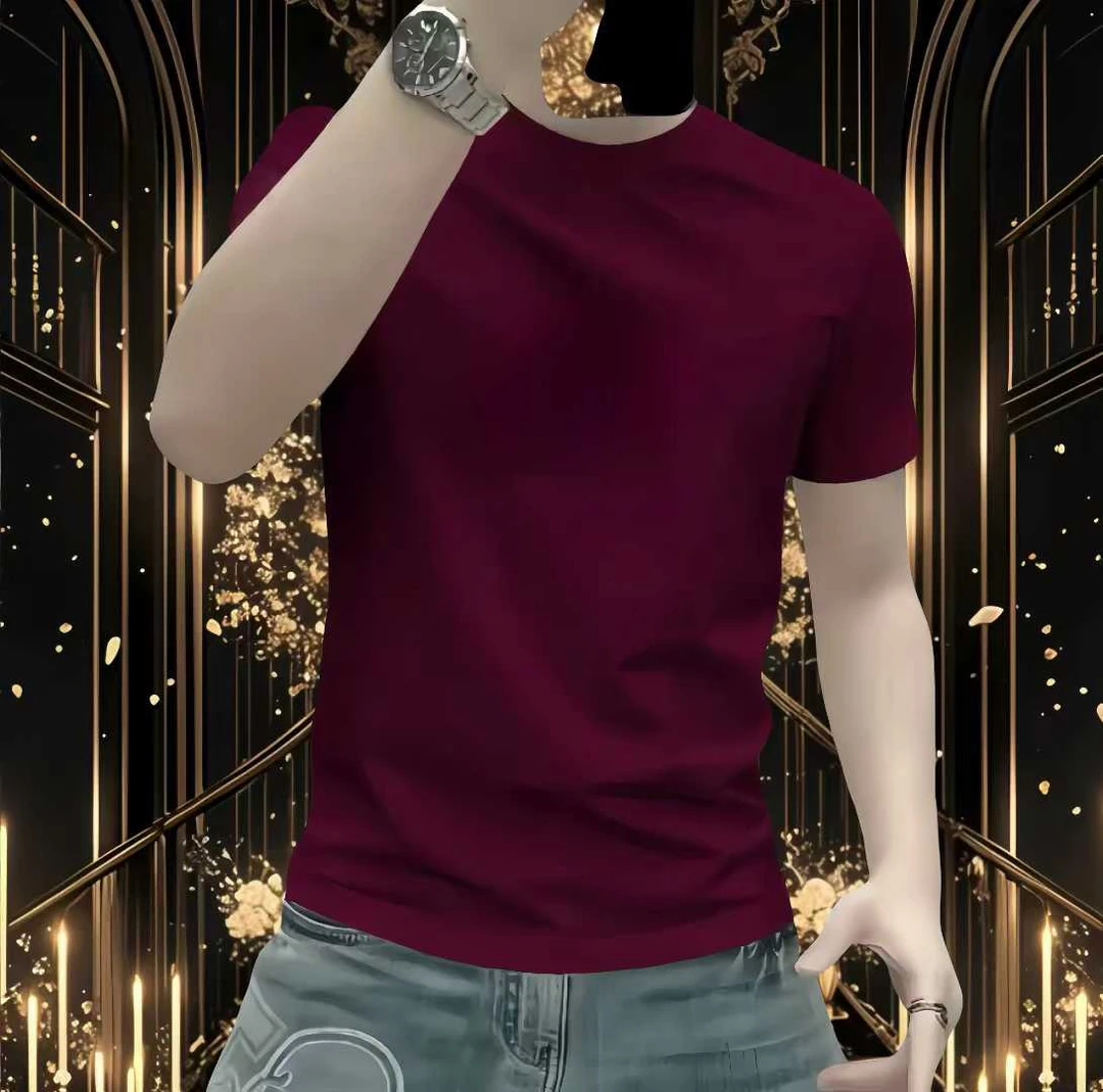 新款潮流红色2026纯棉短袖T恤男士本命年骏马印花圆领修身百搭