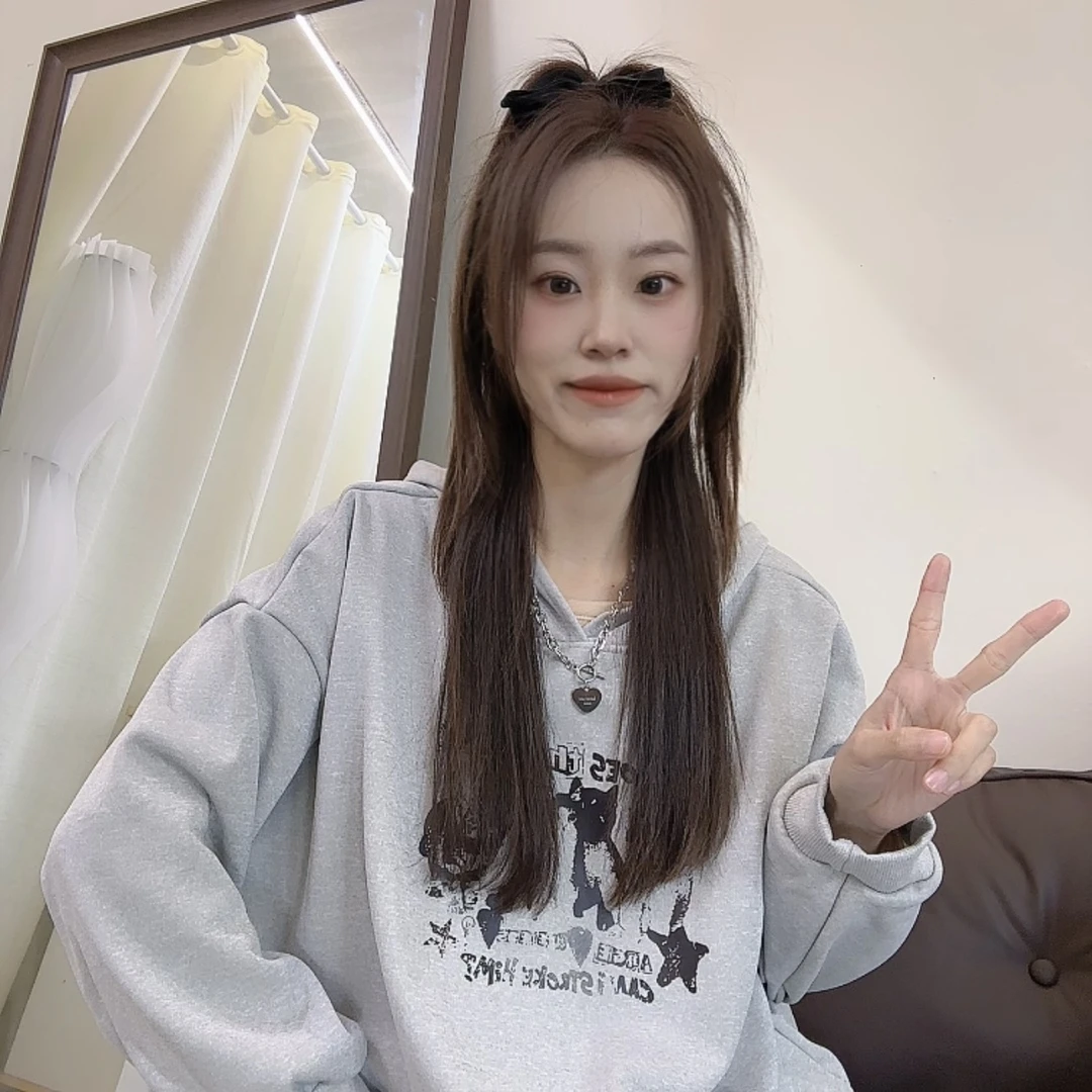 芬芬家-【清清278】春款卫衣新款韩版简约连帽卫衣