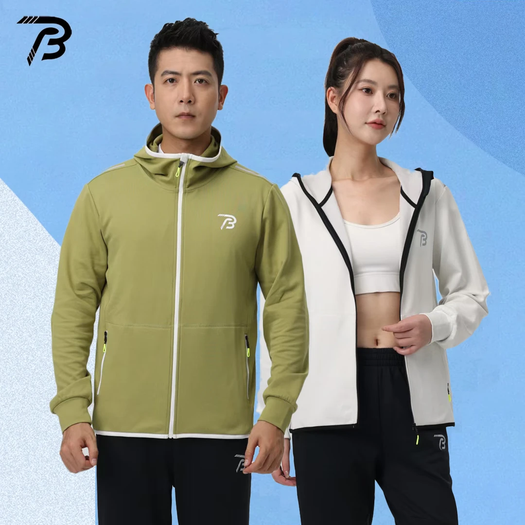 破三【定制】男女士秋冬长袖速干显瘦健身运动马拉松外套长裤子套装