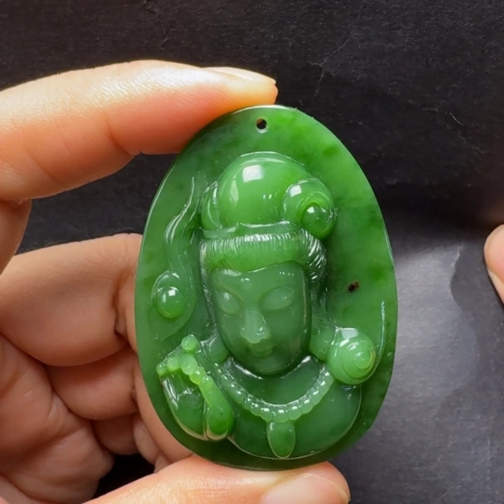 和田玉（碧玉）未镶嵌颈饰