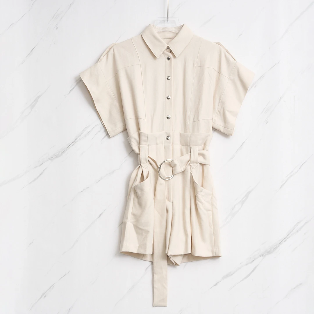 全新未使用/IRO女士高腰阔肩休闲连体裤IOGP00119