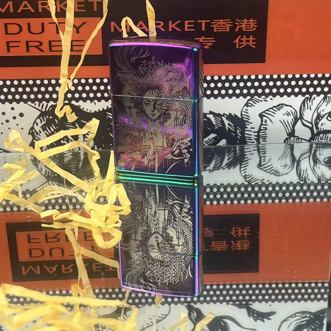 复古防风实用煤油打火机幻彩九天玄女送男友节日礼物创意