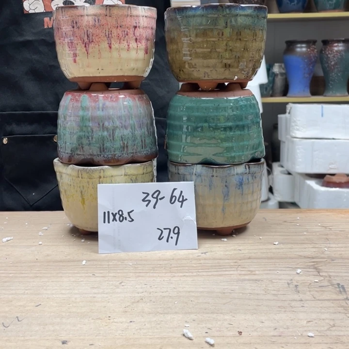 紫砂花盆多肉花盆微瑕64