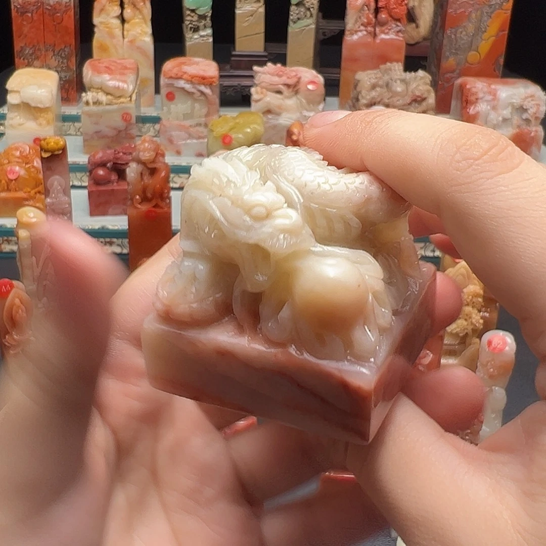 福***）昌化石印石手工制作