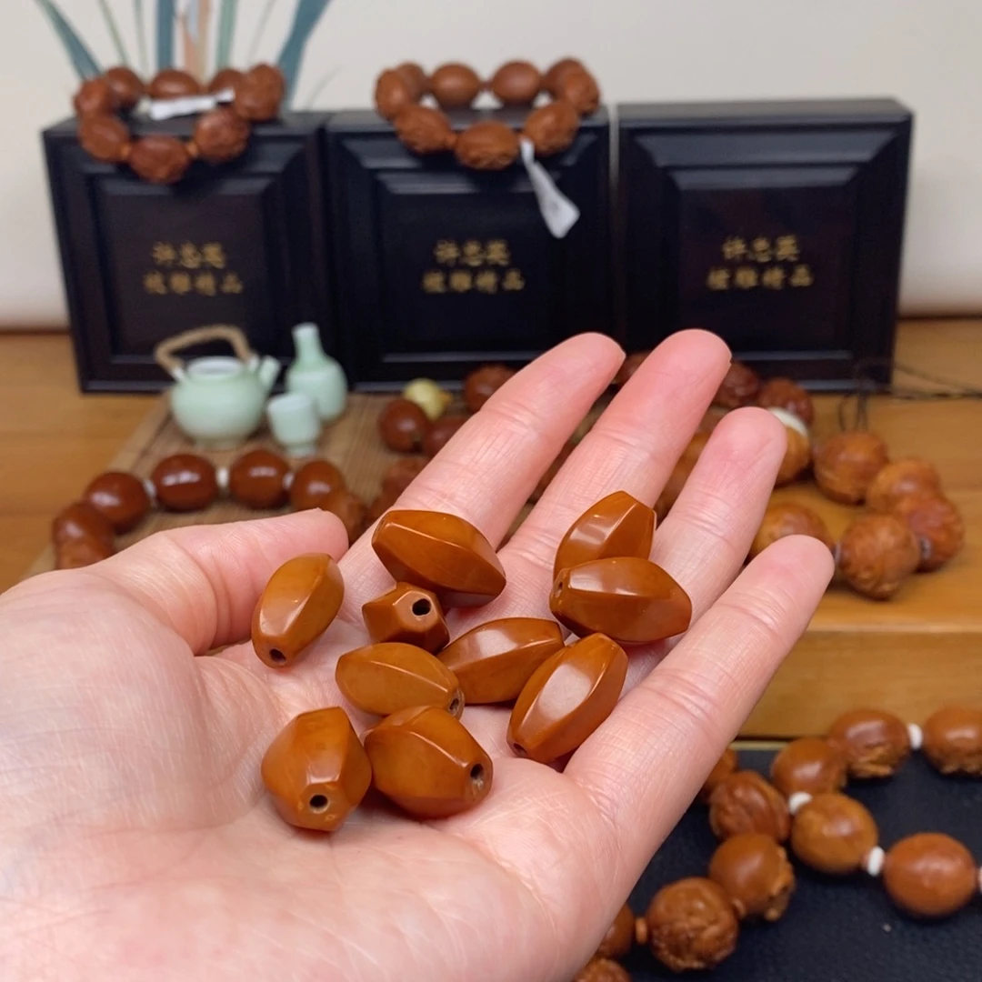 手串橄榄核工作室六棱素珠