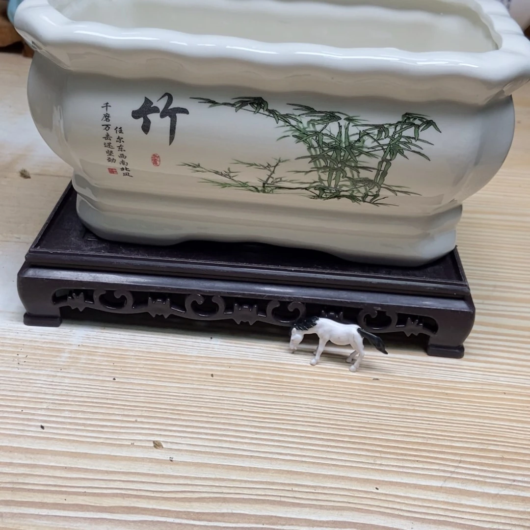 瓷片陶瓷花盆陶瓷艺术
