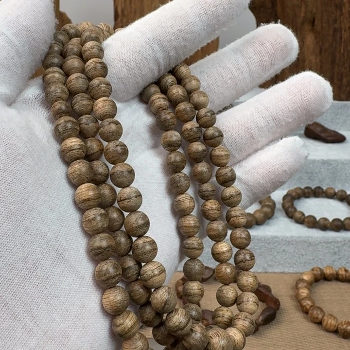 沉香手串文莱多圈沉香手串0.7规格15.1克