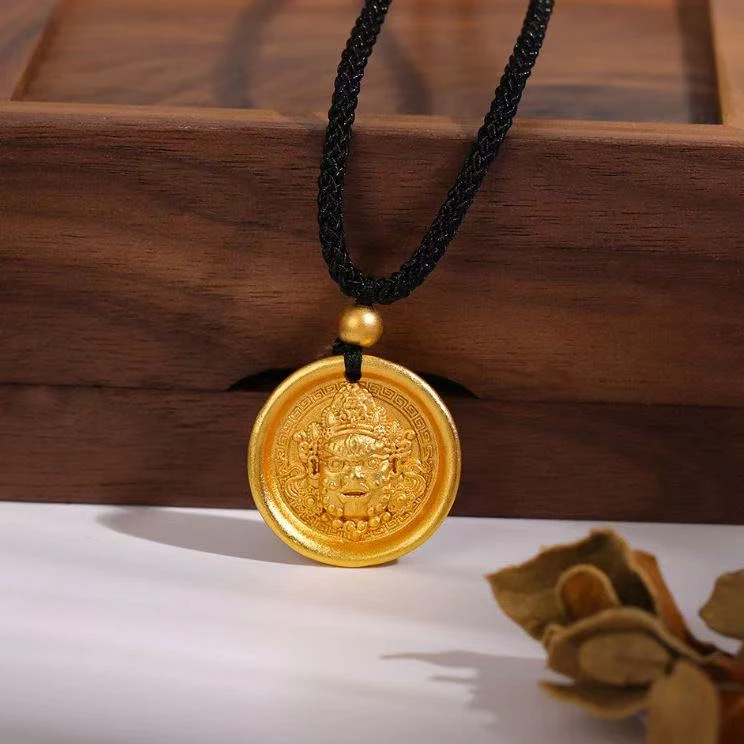 抖音好物合金吊坠 黄财神吊坠经典百搭时尚潮流
