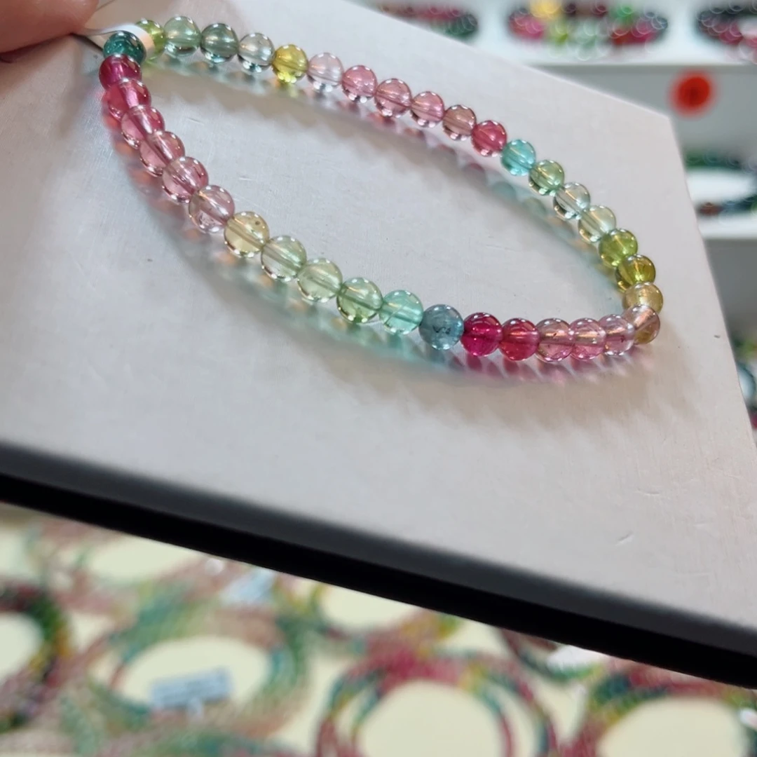 碧玺未镶嵌手链碧玺