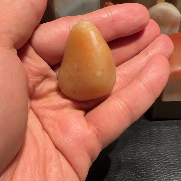 老挝石田黄原石，