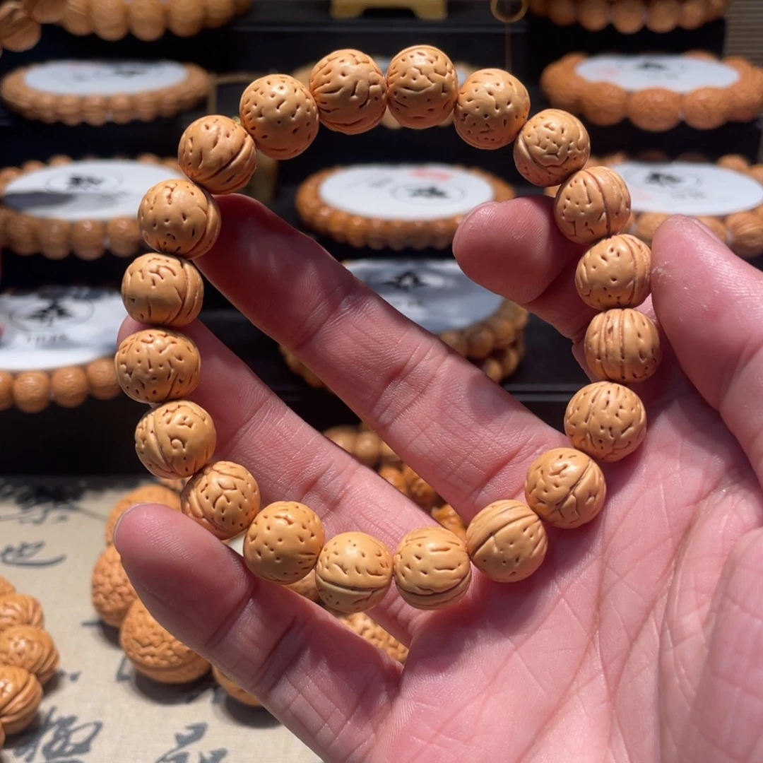 桃核手串黄桃一道尽