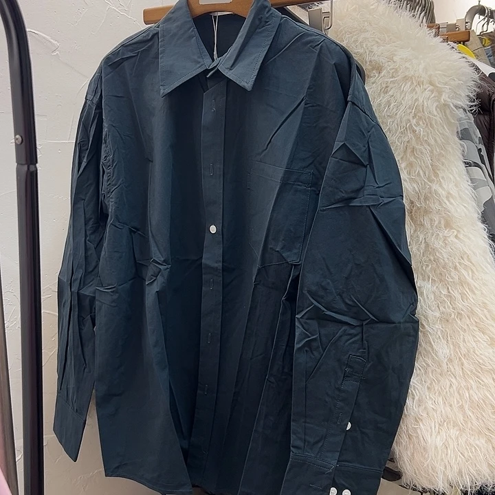 今天新款 深蓝色衬衫