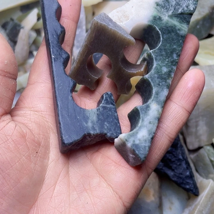 和田玉（糖玉）珠宝半成品未镶嵌石*缘