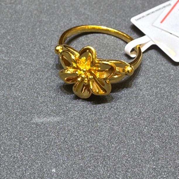 【莹莹专享】 足金999 大金花 16# GP 0.65 纳金添福