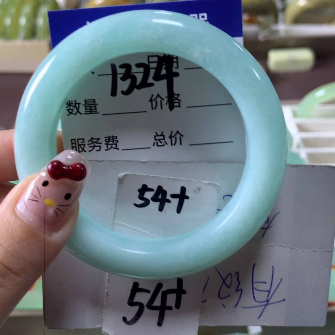 蛇纹石玉手镯未镶嵌9**61324