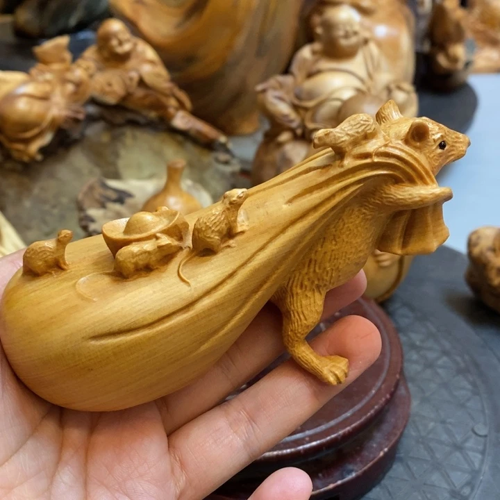 柏木工艺品摆件制作