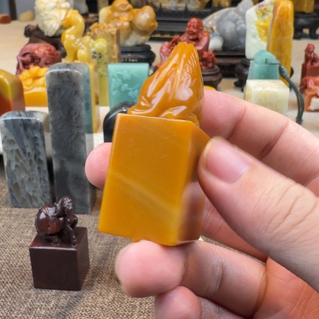 怒***士印石寿山石老挝田黄118