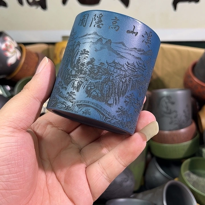 茶杯紫砂全手工紫砂主人杯