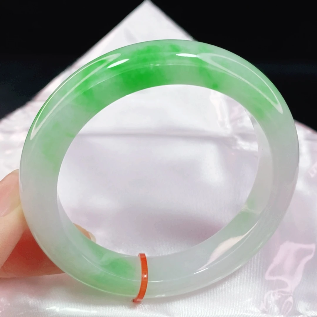 未镶嵌手镯翡翠57正圈