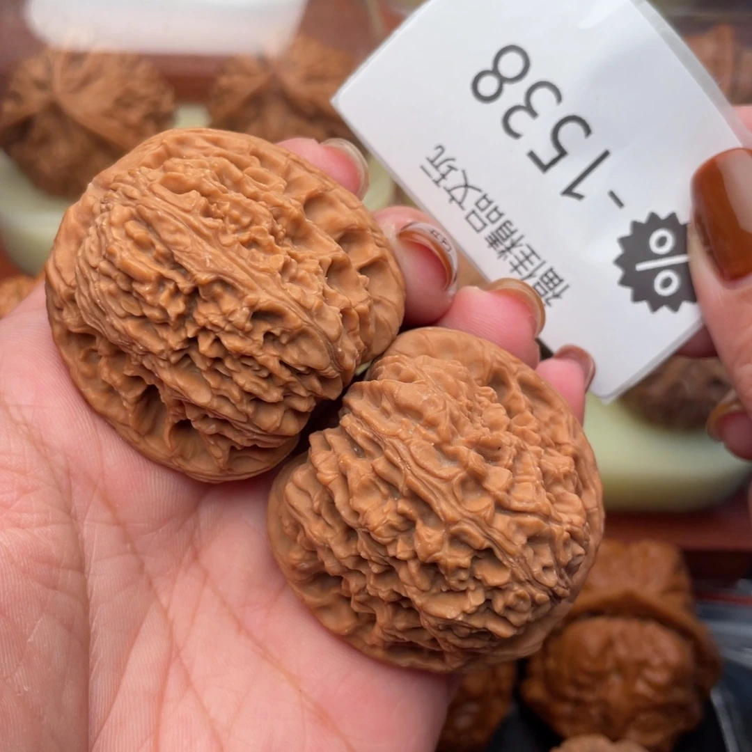 文玩核桃把件42涿鹿南疆石精配