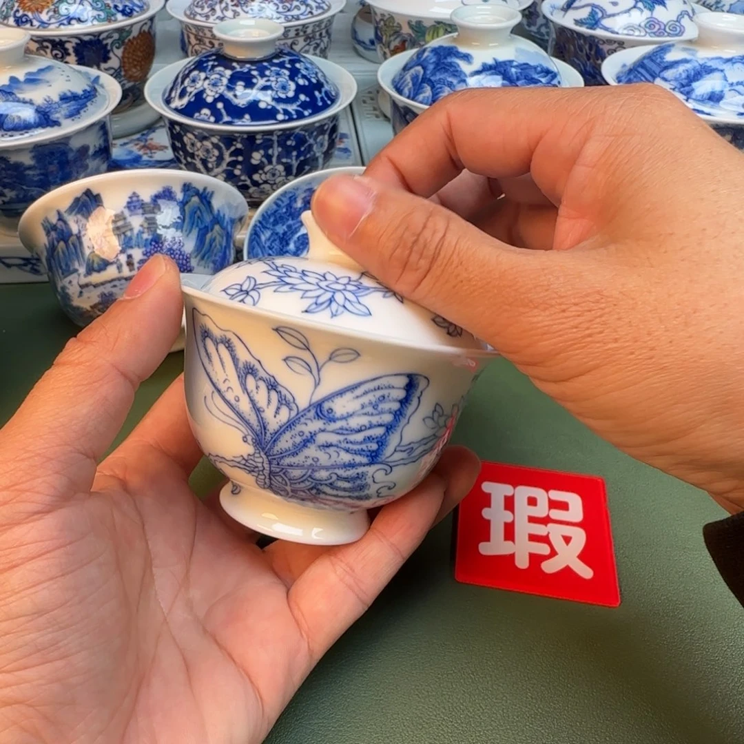 纯手工纯手绘茶具石头271