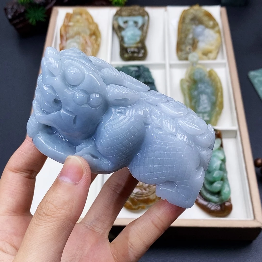 颈饰未镶嵌翡翠钱*缅甸翡翠a货