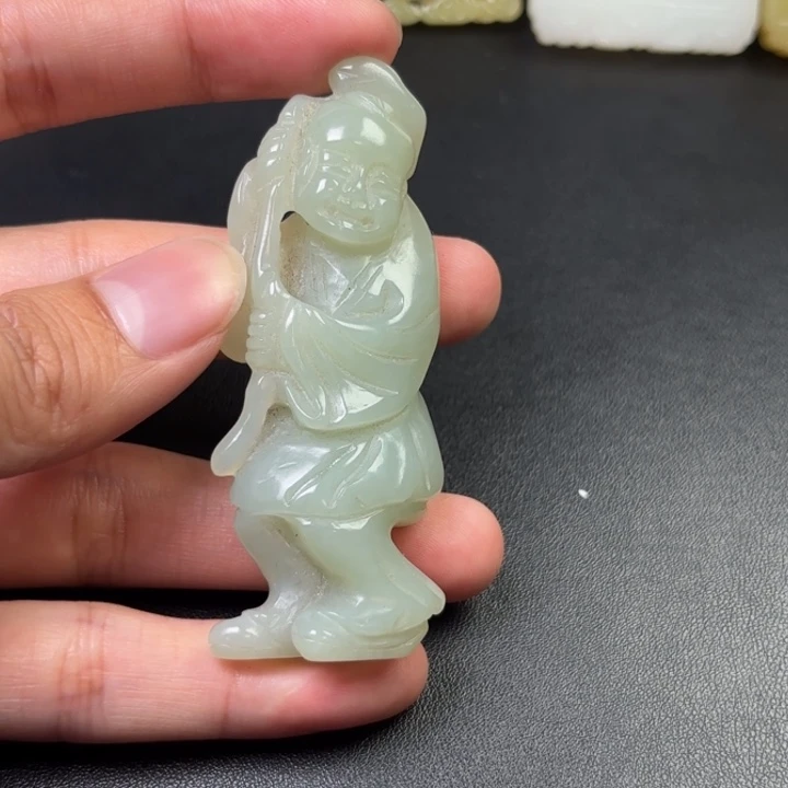 想***6和田玉未镶嵌挂件