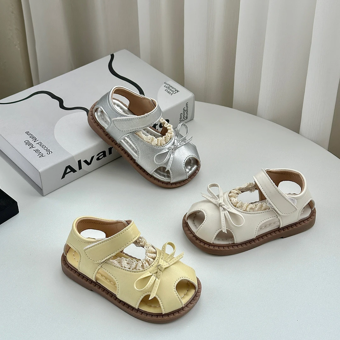 『LaceBow』甜美儿童凉鞋夏季女童蕾丝公主童鞋 PL034