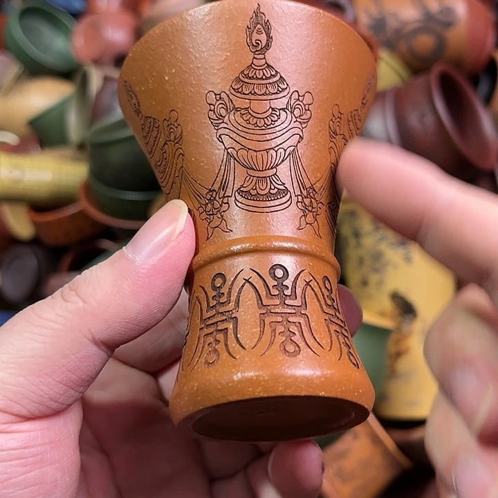 紫砂茶杯全手工紫砂主人杯