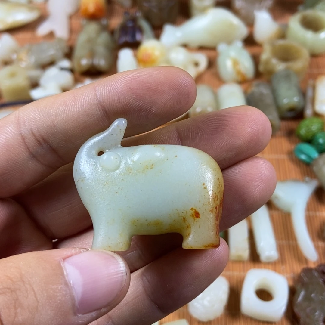 和田玉未镶嵌颈饰用****5