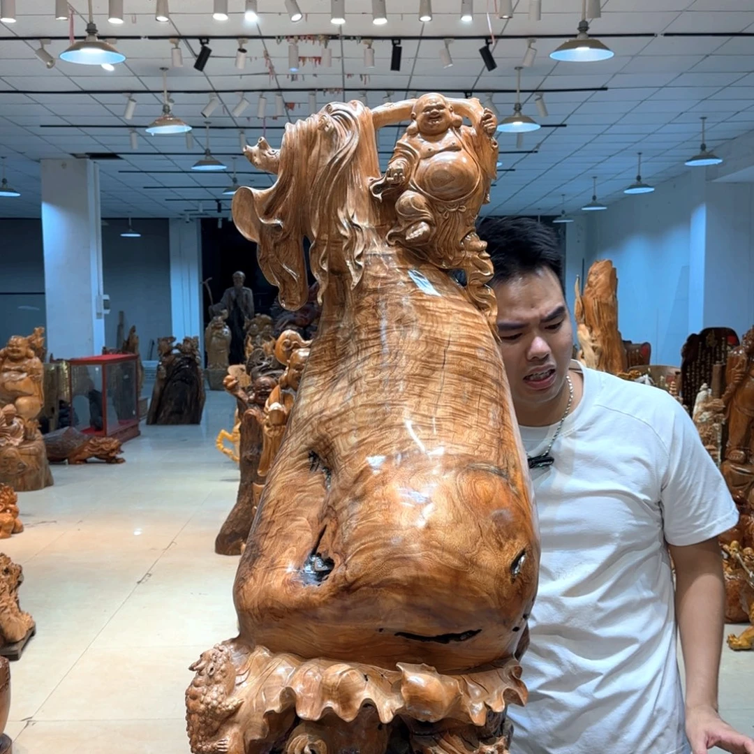 哗***然木工艺品摆件不包邮