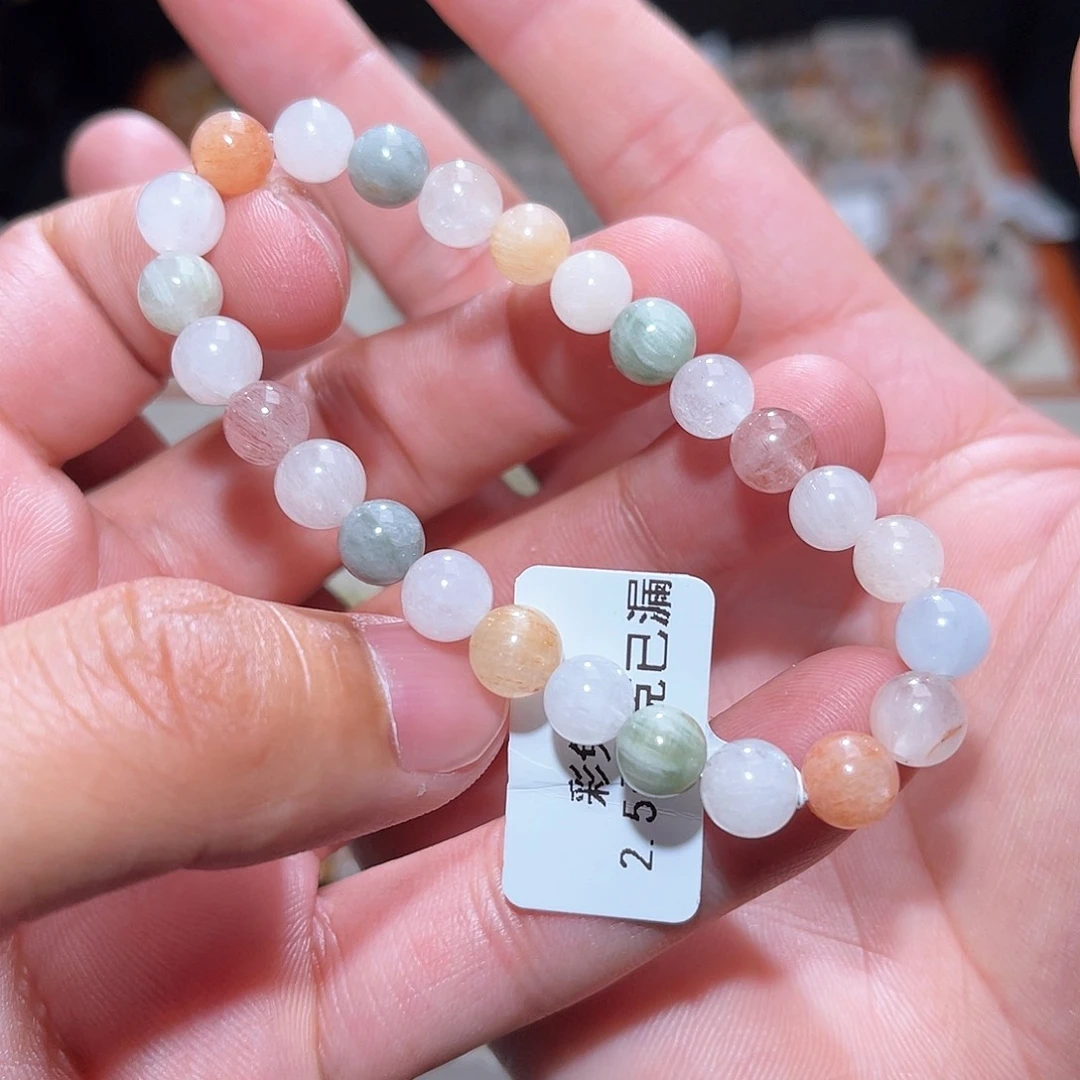 水晶手链未镶嵌360号主图手串  7+