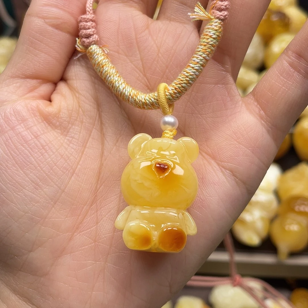 蜜蜡裸石未镶嵌蜜蜡