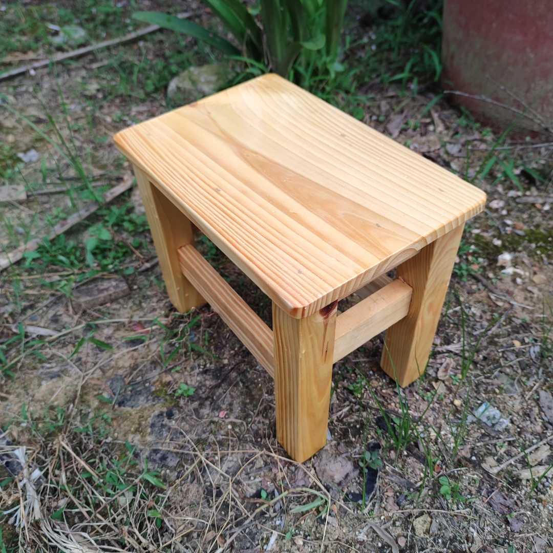 25厘米全实木老人洗澡凳换鞋凳泡脚凳洗衣凳茶几边凳儿童凳冲凉凳