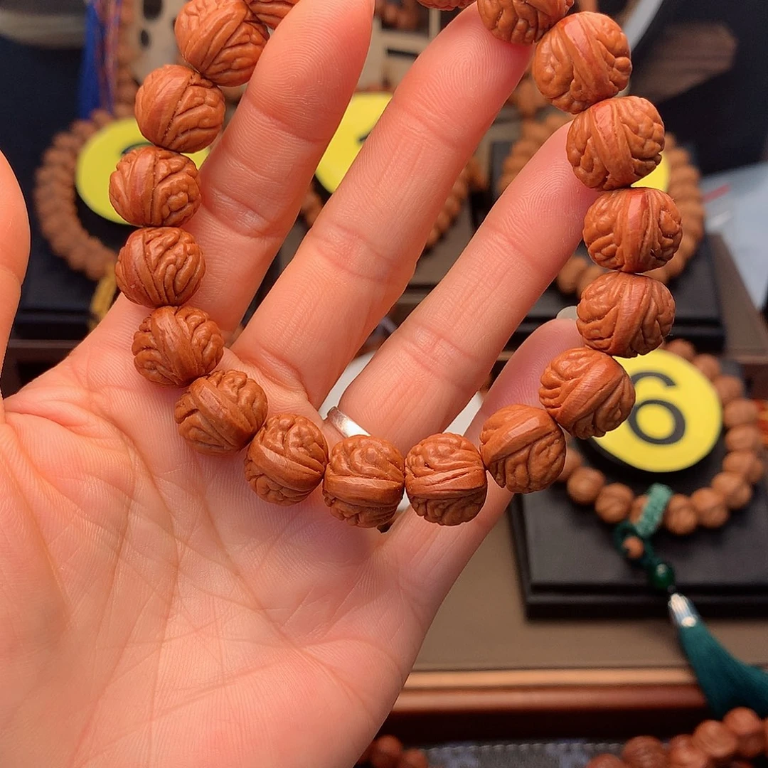 桃核手串荔枝新品15