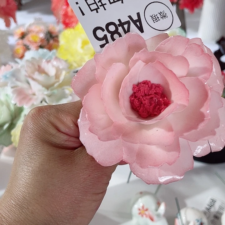 瓷片德化工厂陶瓷手工捏花