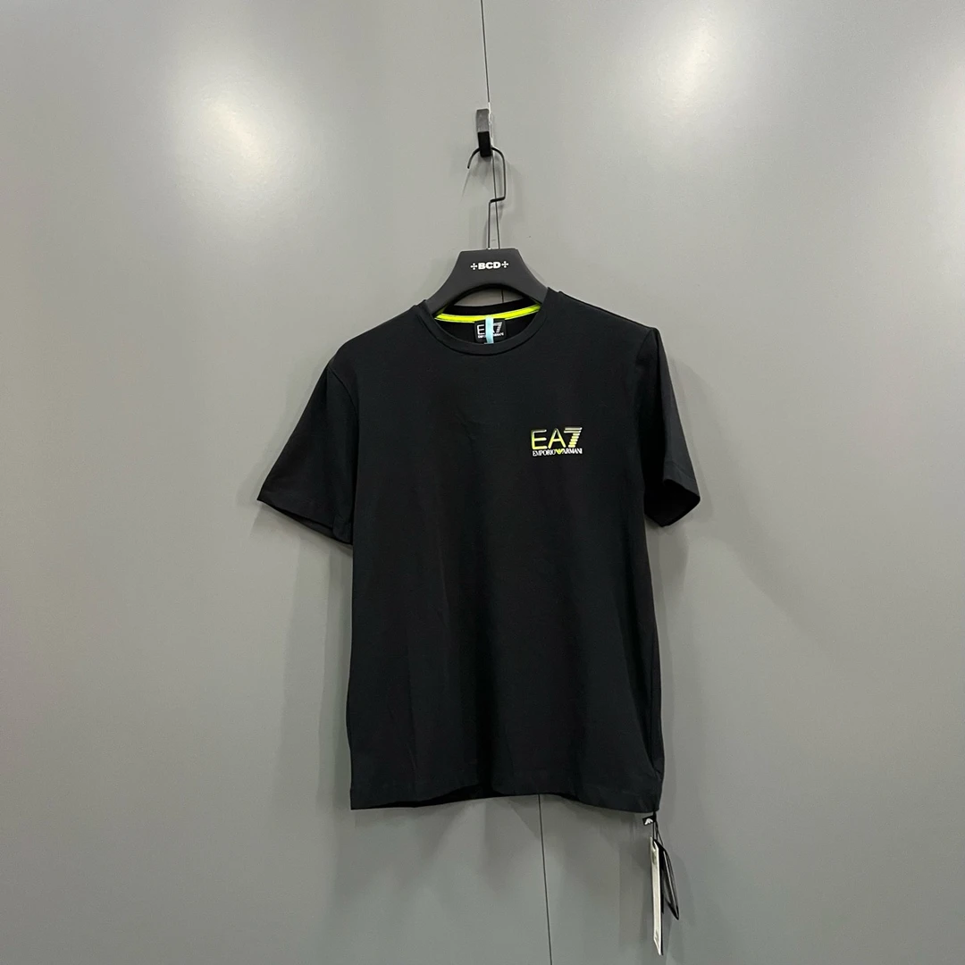 95新 GIORGIO ARMANI/阿玛尼 (ll) [PL]阿玛尼 黑色字母logo短袖L