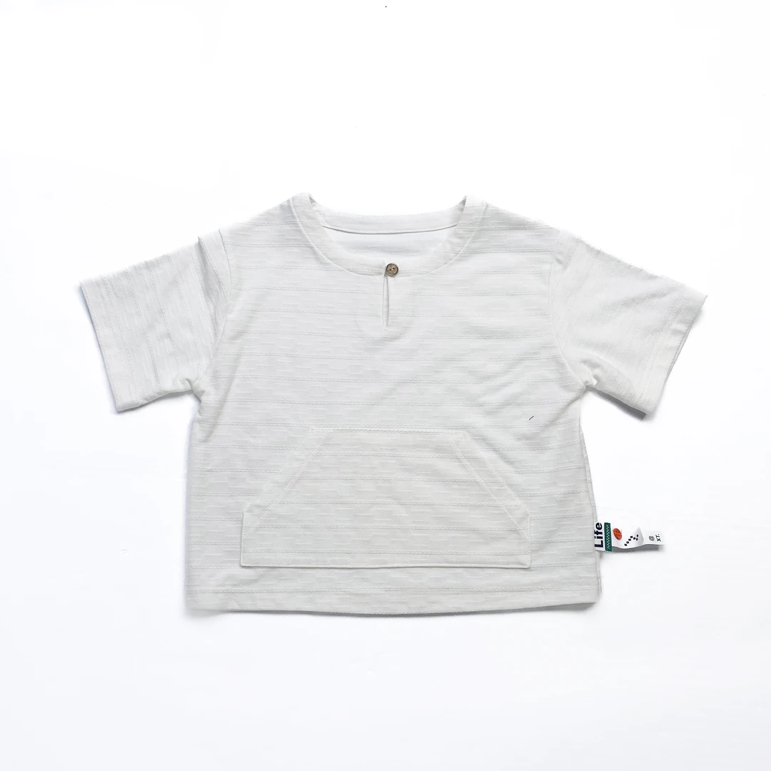 M 儿童休闲百搭圆领宽松套头时尚针织T 25B02052