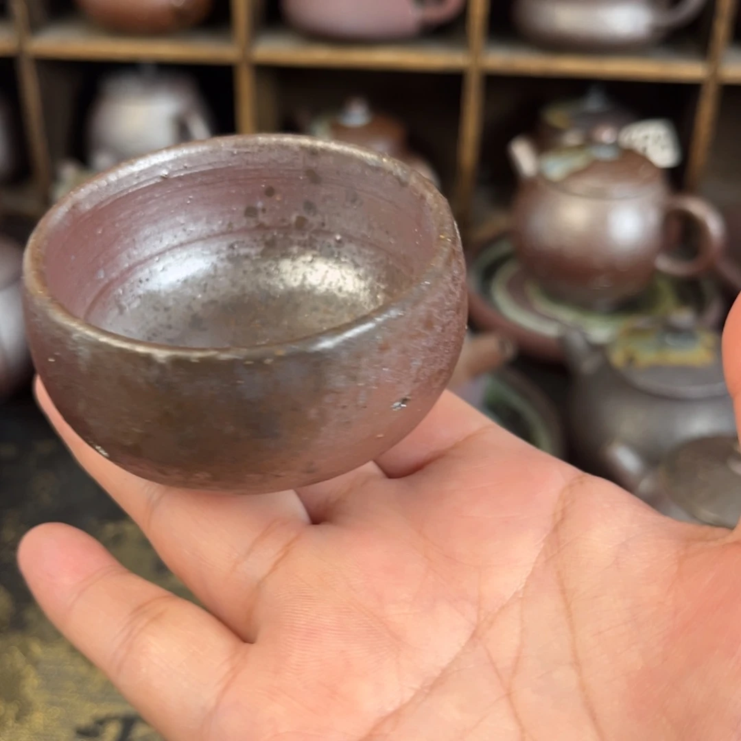 柴烧茶器主人杯子