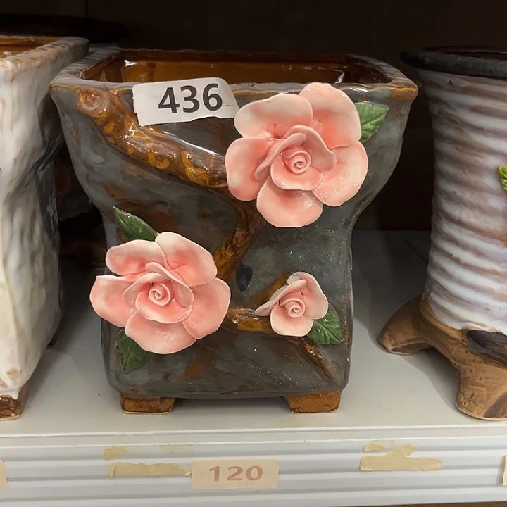 粗陶材质多肉花盆