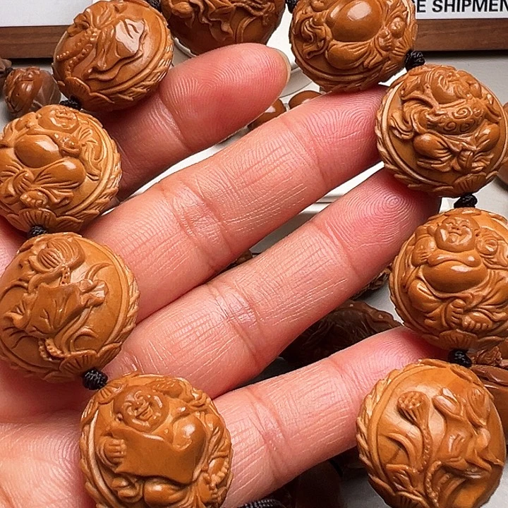 万***7手串/手链橄榄核财迷