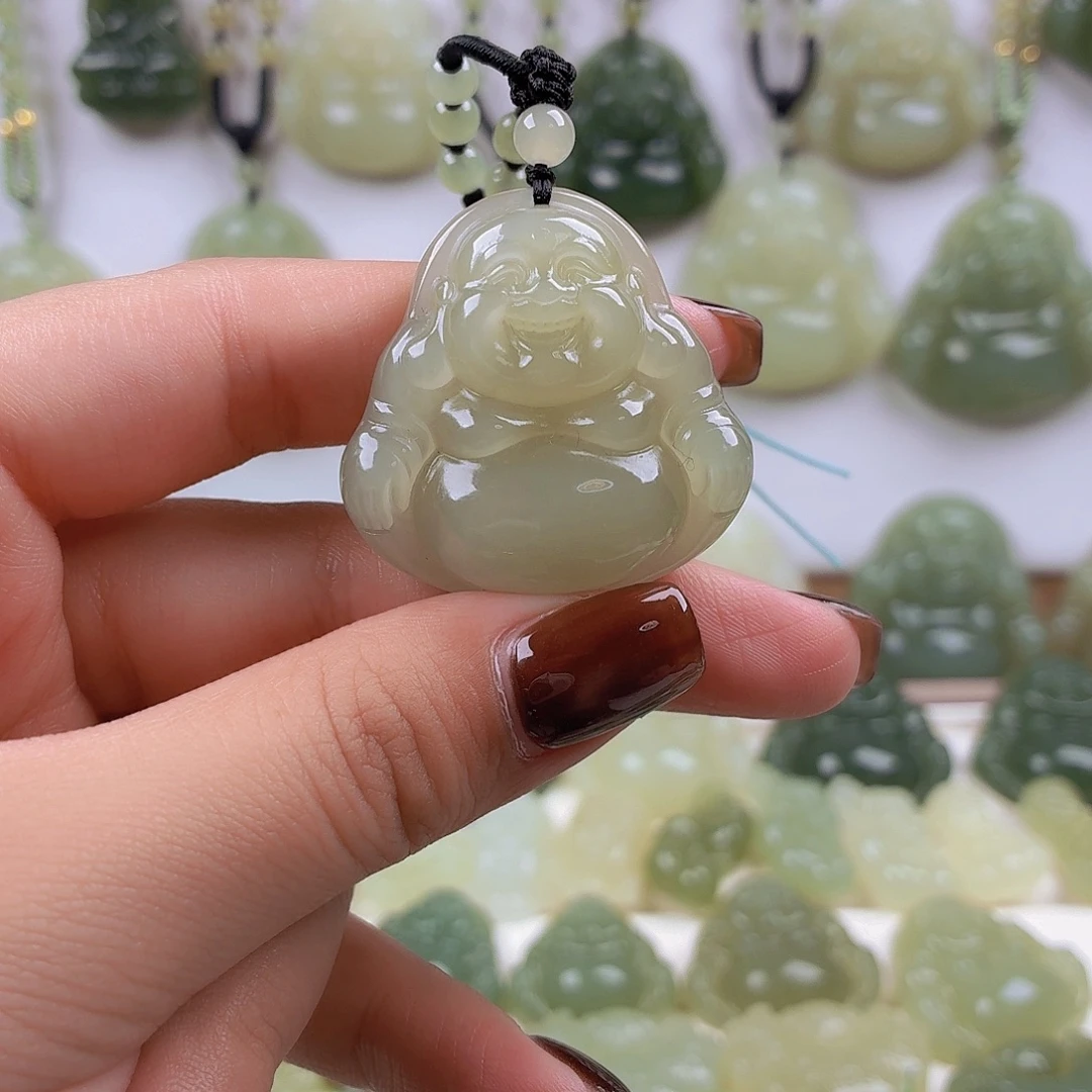 和田玉未镶嵌颈饰35