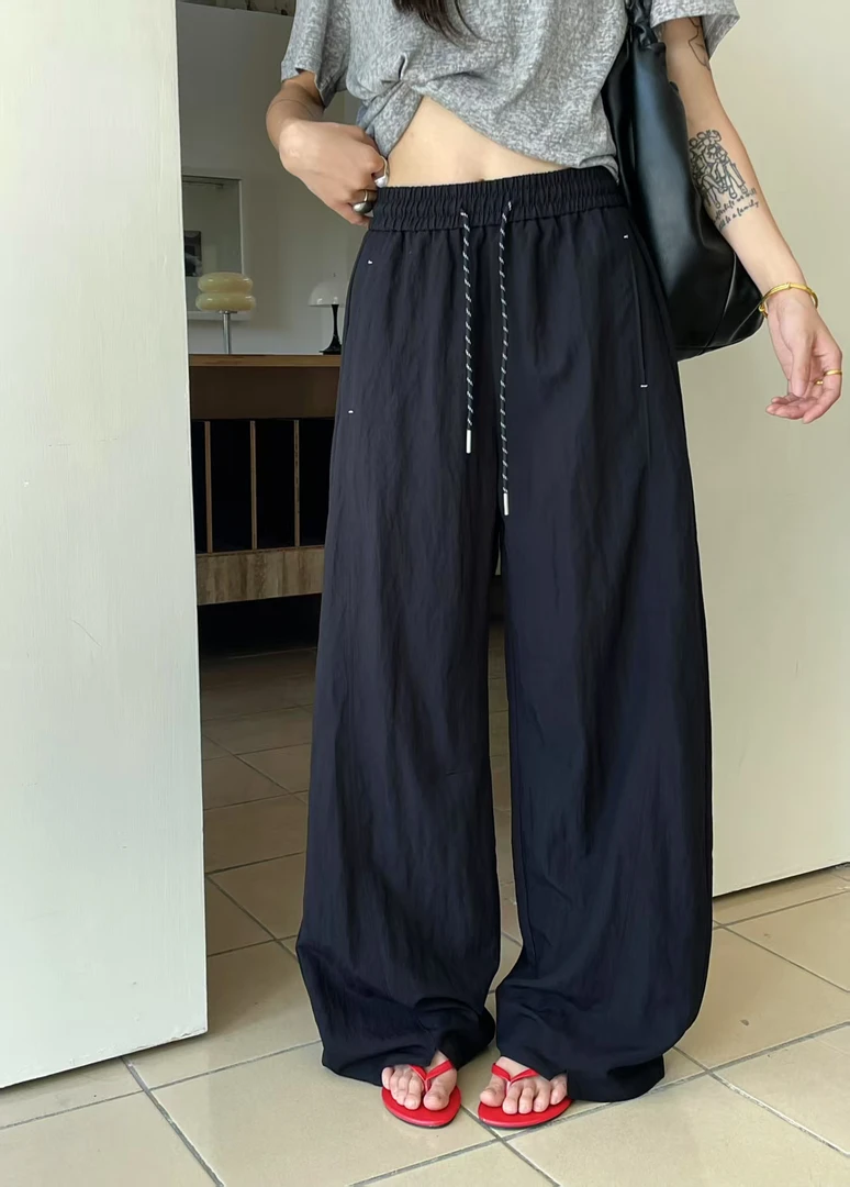 VMAO#8315夏季福利高品质弯刀阔腿裤，裤长：105cm