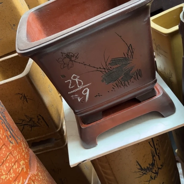 紫砂花盆紫砂花盆