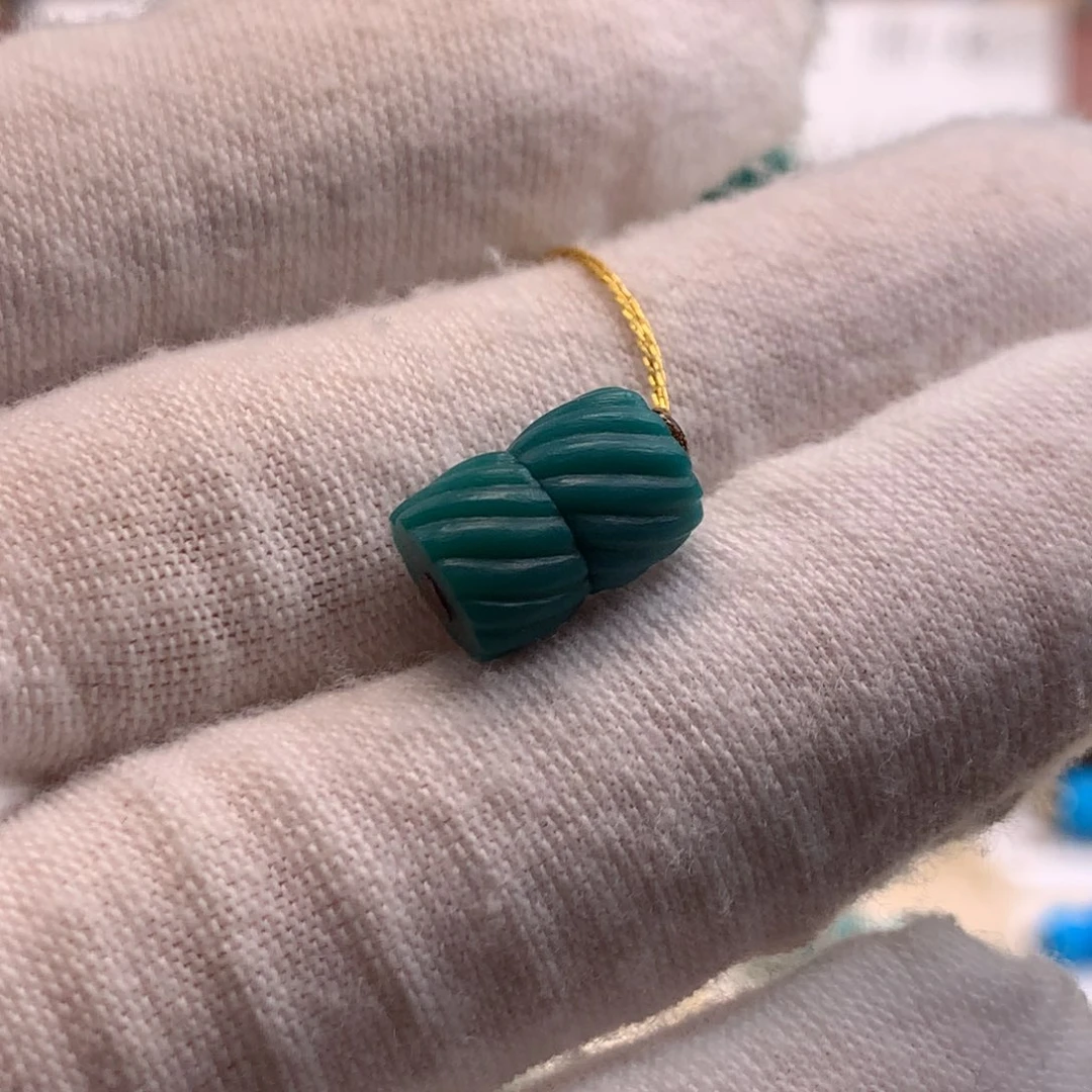 绿松石未镶嵌绿松石7mm