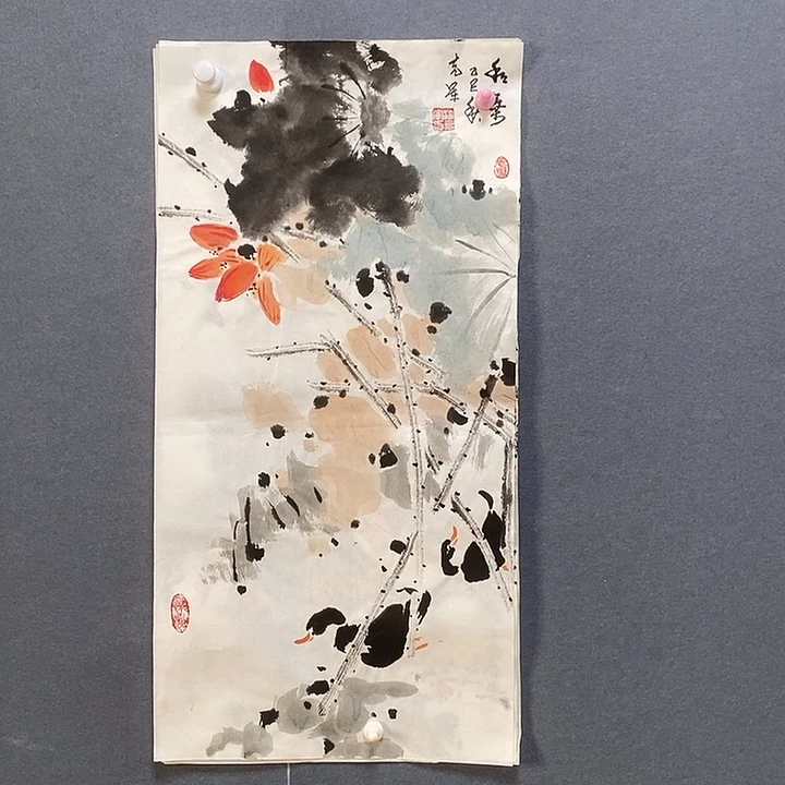 国画潘克军34/68手绘画芯